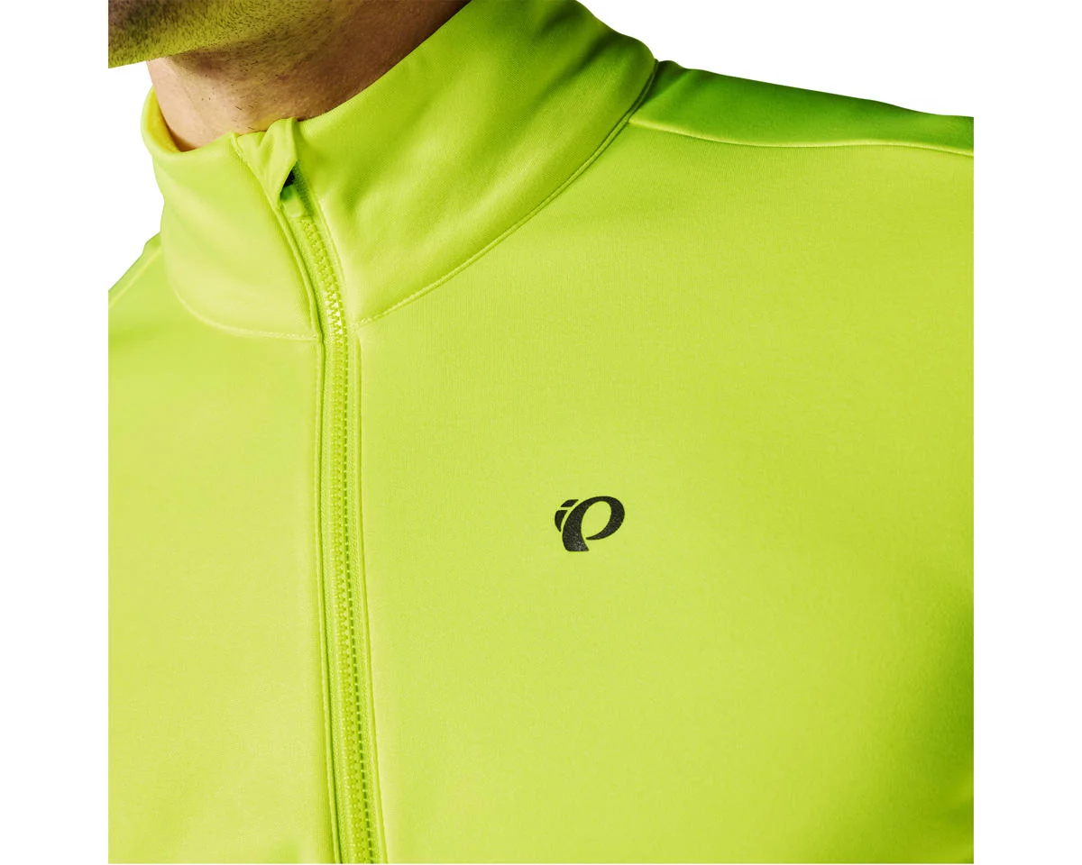 Pearl iZUMi Quest Thermal Long Sleeve Jersey (Screaming Yellow/Dark Shadow) (2XL) - view 4
